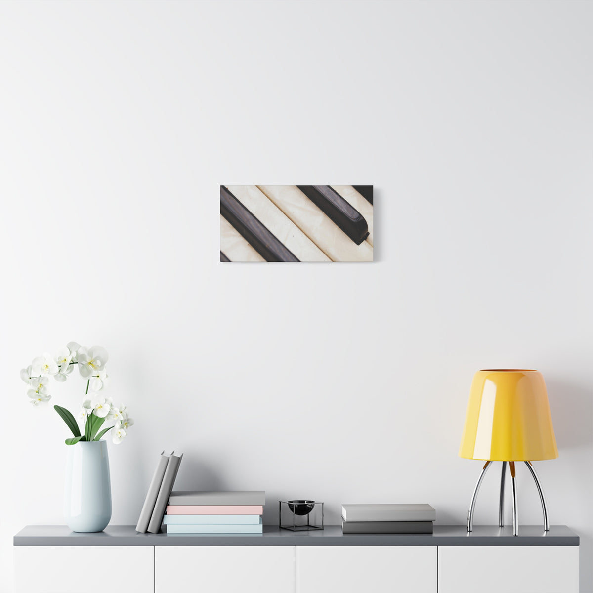 Piano Keys Canvas Wall Art, Music Decor for Home, Perfect Gift for Musicians or Music Lovers