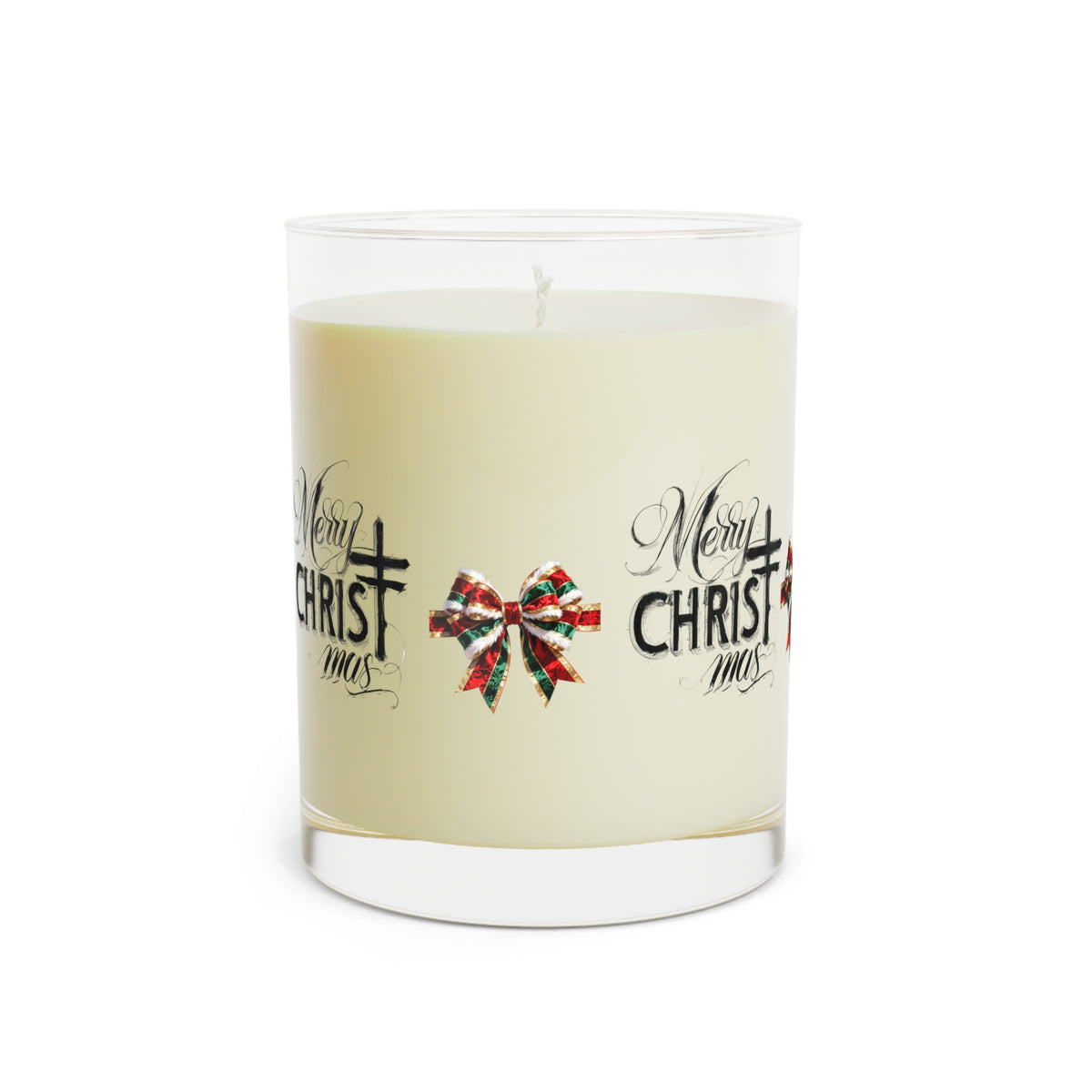 Christmas Scented Candle - Merry Christmas Decor, Holiday Gift, Aromatherapy, Home Fragrance, Festive Ambiance