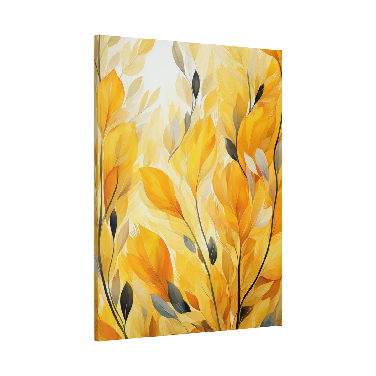Gorgeous Yellow Matte Canvas Art Print, Stretched, 1.25"
