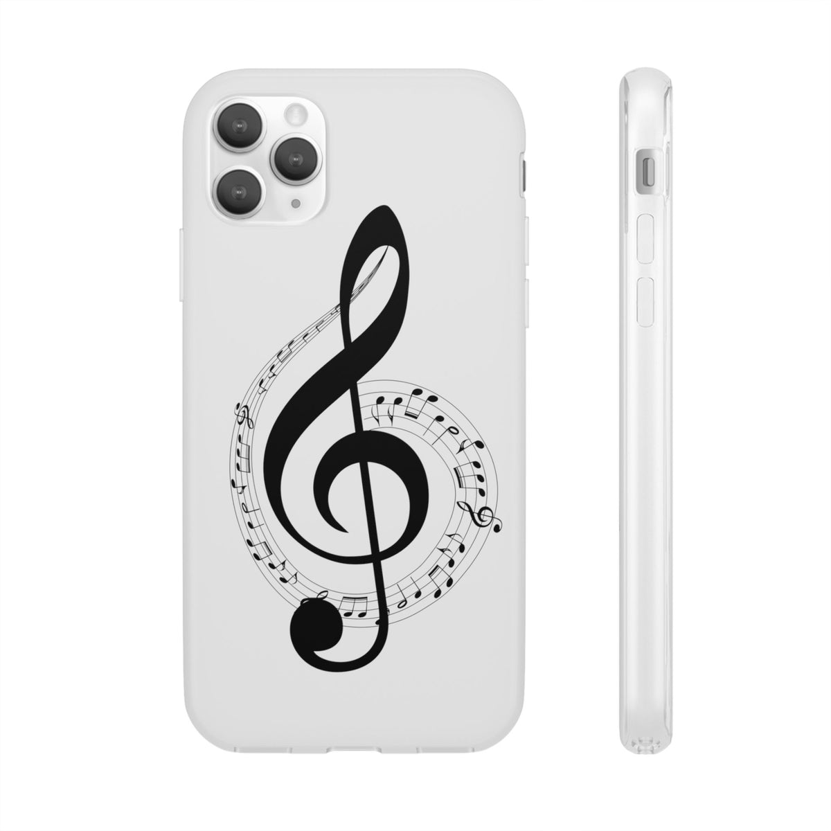 Phone Case — Musical Treble Clef Design
