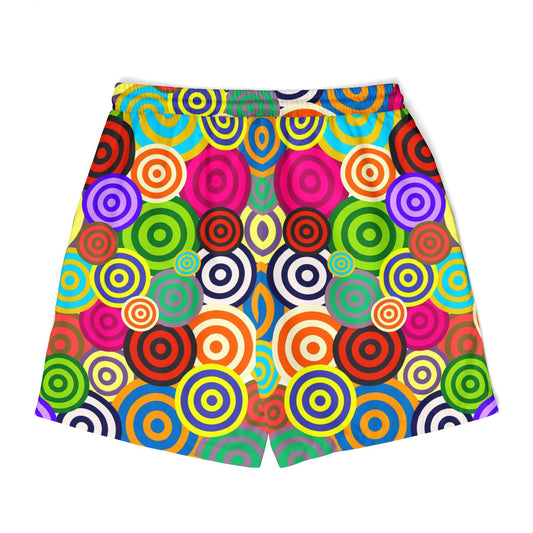 Vibrant Unisex Swim Shorts, Colorful Beachwear for Summer