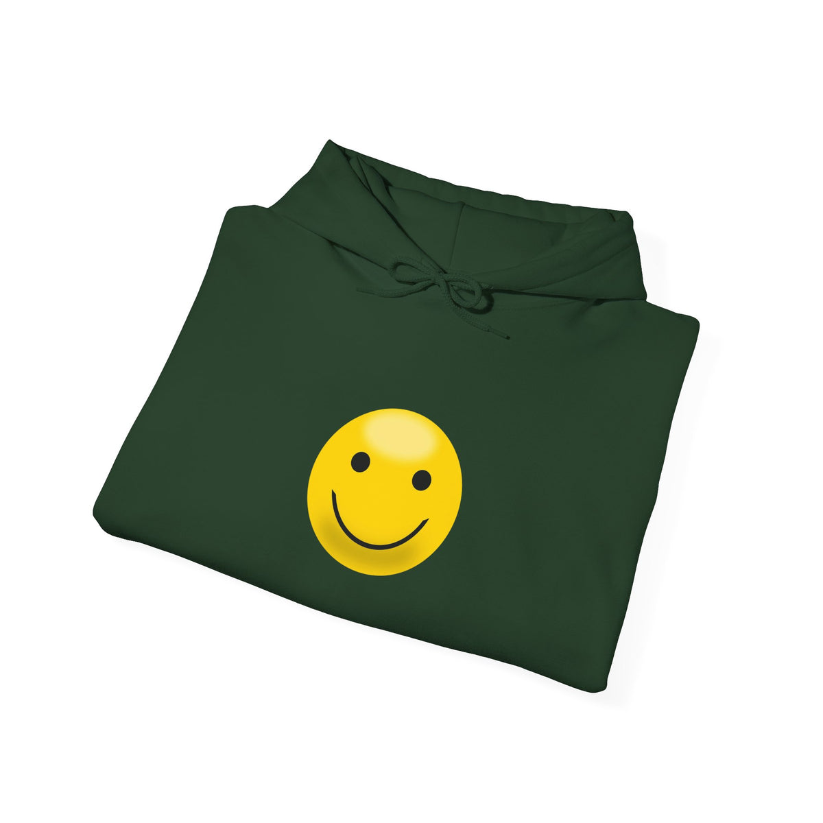 Smiley Face Hooded Sweatshirt, Cozy Unisex Hoodie, Casual Wear, Gift for Friends, Cheerful Apparel, Everyday Comfort Clothing