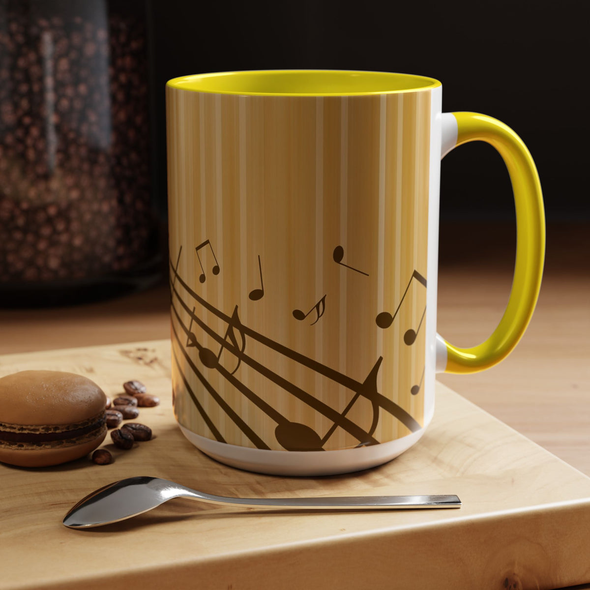 Musical Note Coffee Mug - Perfect Gift for Musicians, Coffee Lovers, Music Teachers, Birthdays, Housewarming