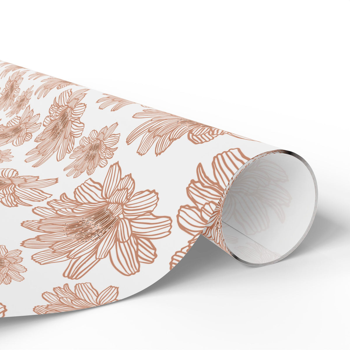 Elegant Floral Wrapping Paper, Gift Wrap for Birthdays, Weddings, Anniversaries, Holidays, Eco-Friendly Gift Wrap
