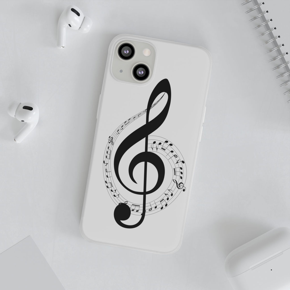 Phone Case — Musical Treble Clef Design