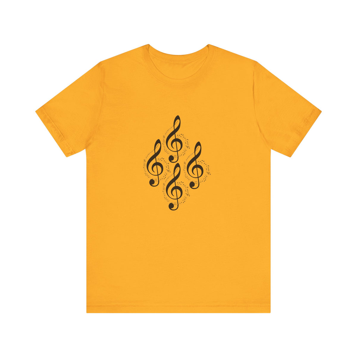 Musical Notes Tee - Perfect for Music Lovers, Casual Wear, Concerts, Festivals, Unique Gift Idea