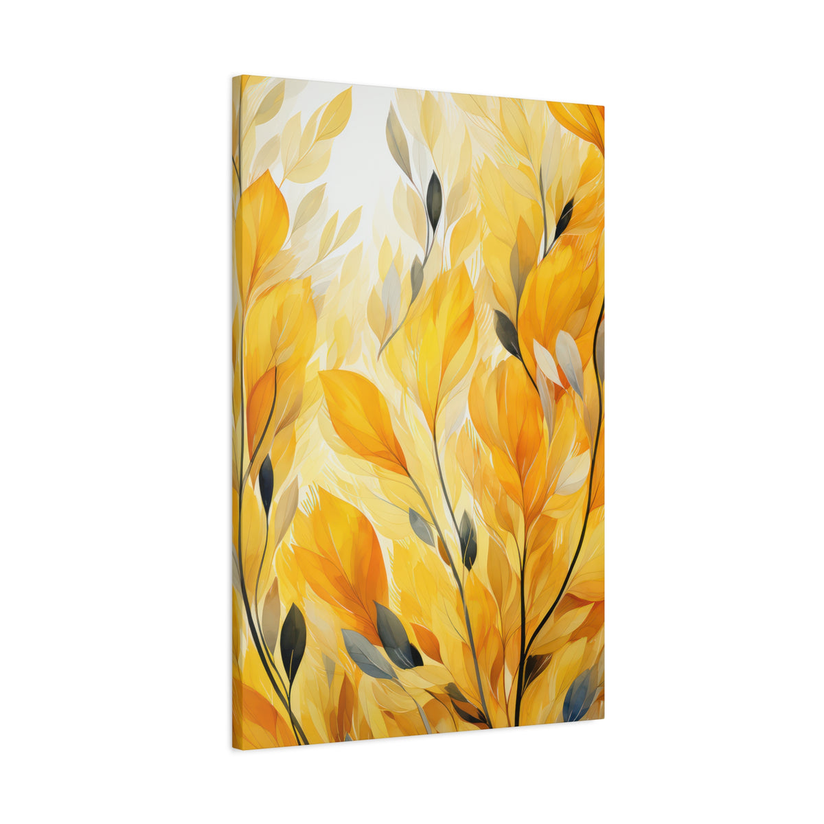 Gorgeous Yellow Matte Canvas Art Print, Stretched, 1.25"