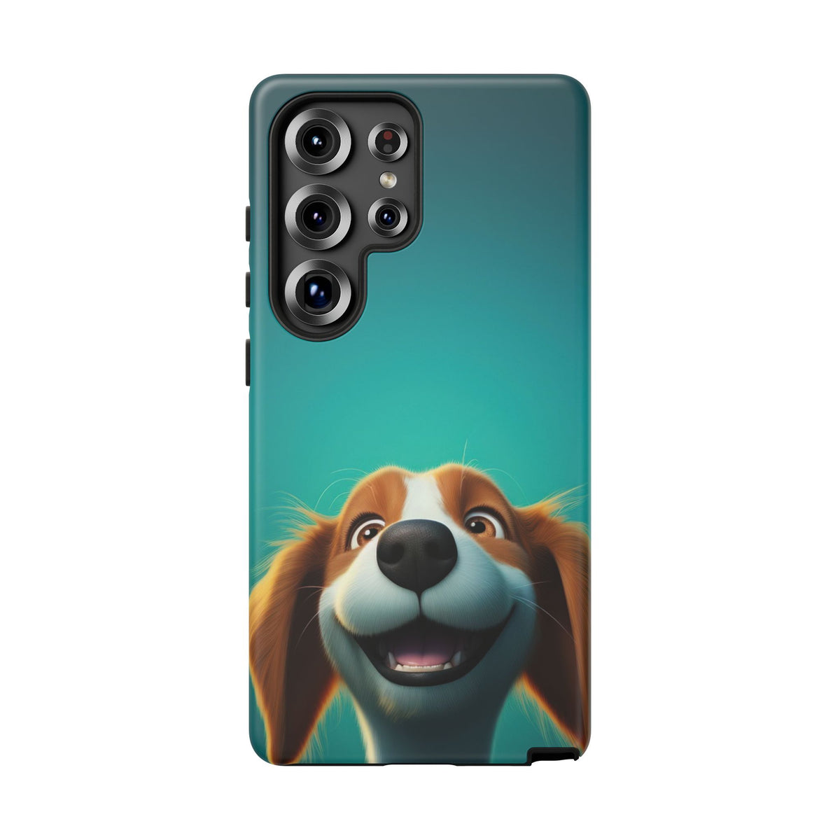 Happy Dog Phone Case — Cute Cartoon Puppy Protective Phone Cover