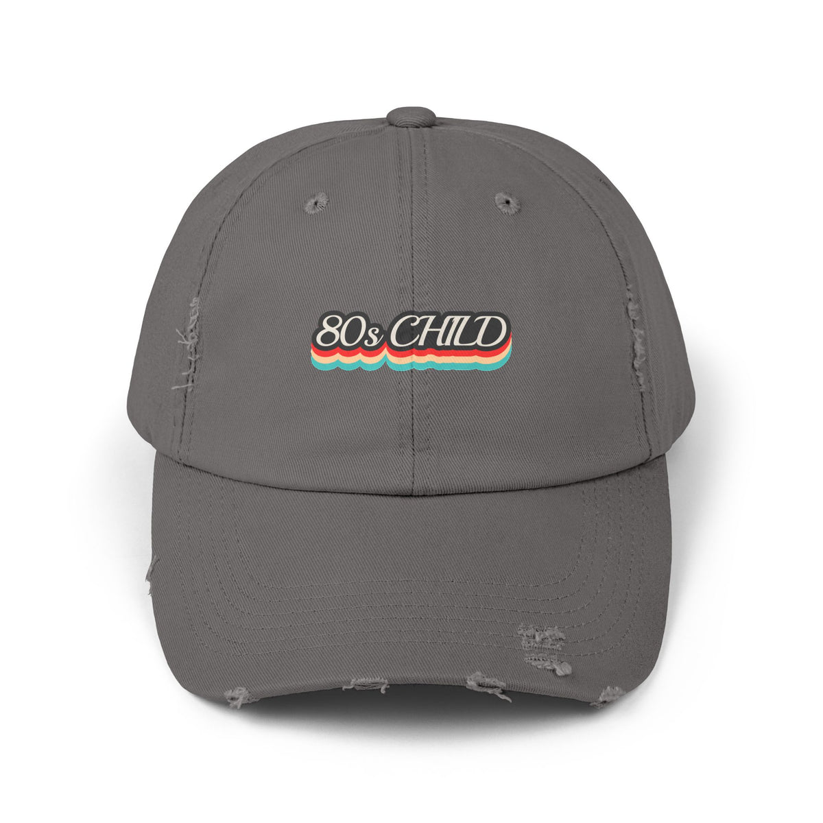 Unisex Distressed Cap- 80s child