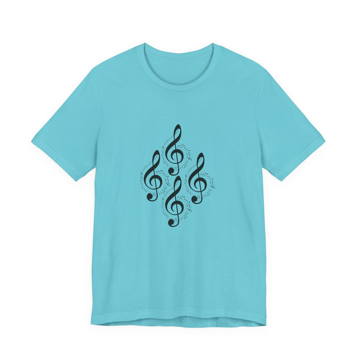 Musical Notes Tee - Perfect for Music Lovers, Casual Wear, Concerts, Festivals, Unique Gift Idea