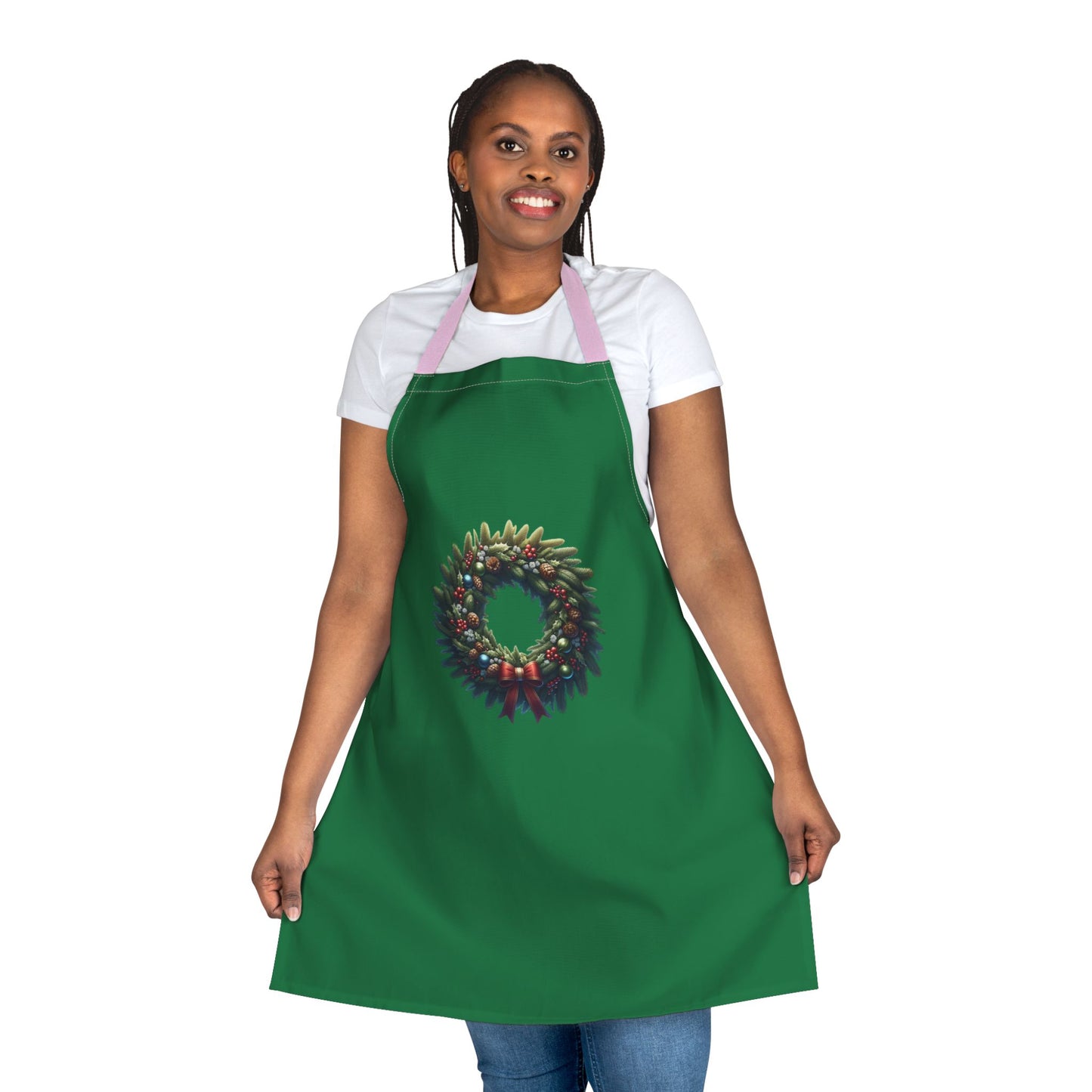 Apron, 5-Color Straps Christmas