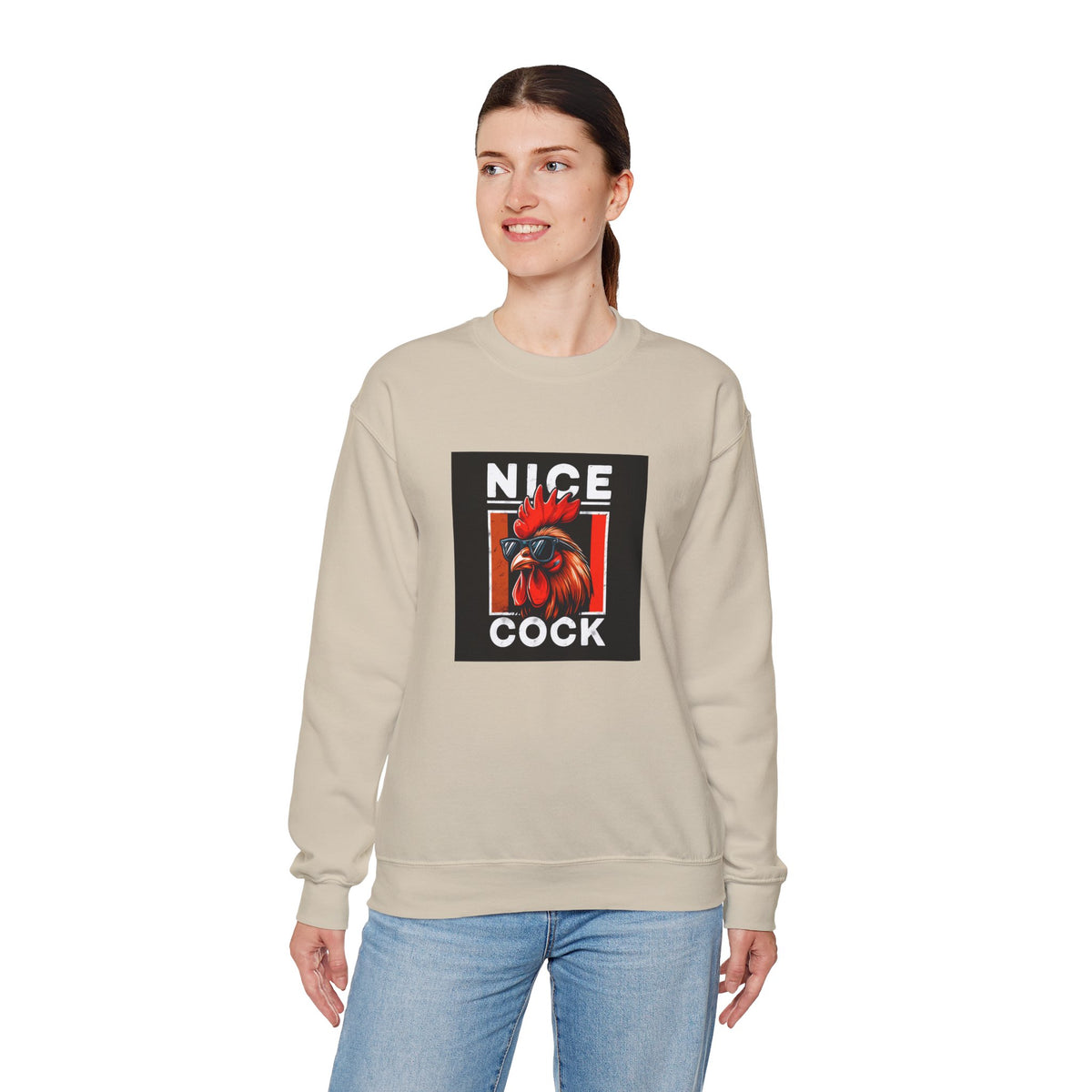 Nice Cock Rooster Crewneck Sweatshirt