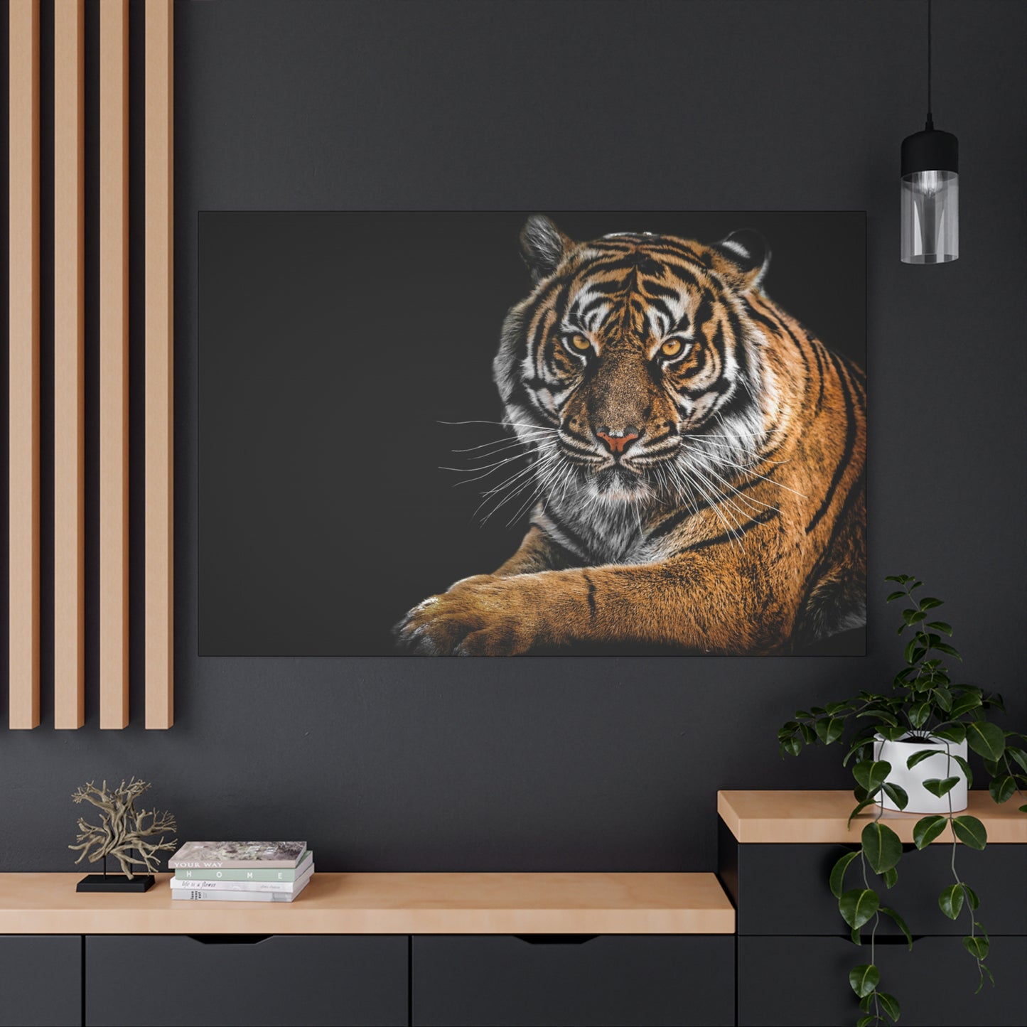 Majestic Tiger Canvas Art, Perfect for Animal Lovers