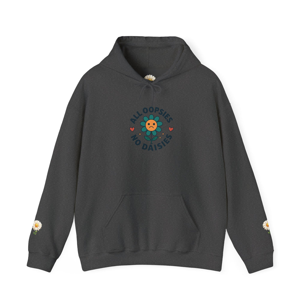 Psychedelic Floral Hoodie, Cozy Sweatshirt for Casual Style, Gift for Flower Lovers, Cute Streetwear, Spring Fashion, Art Tee