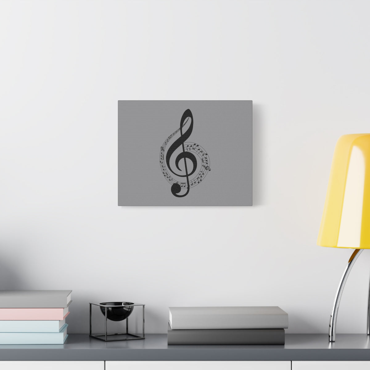 Musical Notes Canvas Print, Wall Art for Musicians, Music Lovers, Home Decor, Gift for Music Teacher, Birthday, Housewarming
