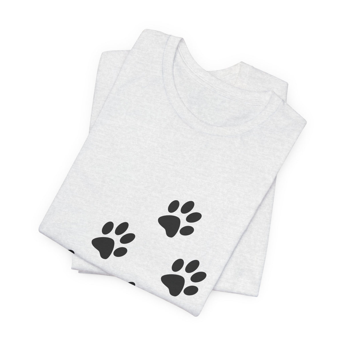 Paw Print Short Sleeve Tee | Unisex Animal Lover Shirt, Pet Owner Gift, Casual Wear, Gifts for Dog Lovers, Comfortable T-Shirt