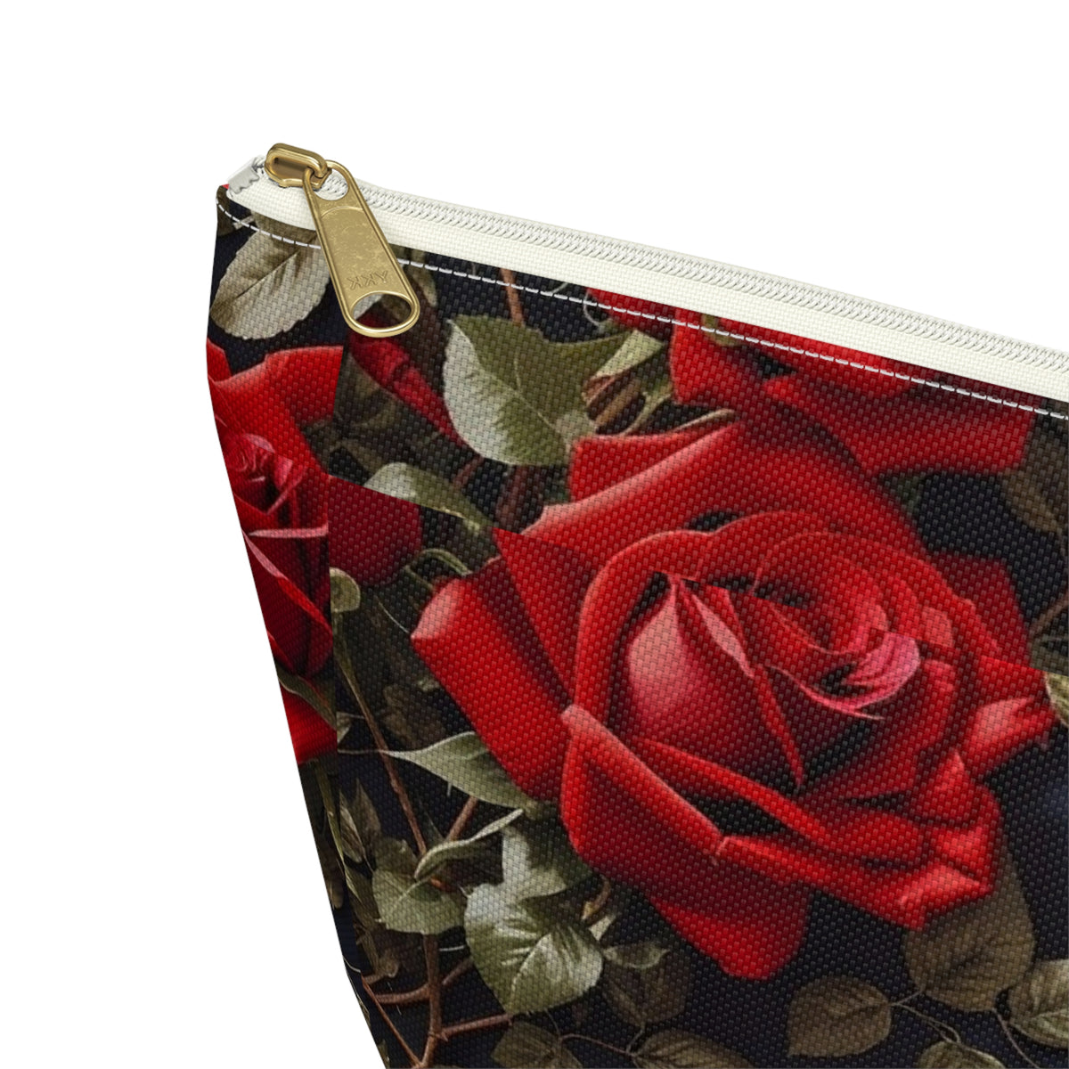 Elegant Floral Accessory Pouch | Makeup Bag, Travel Organizer, Gift for Her, Rose Design, Toiletry Case, Cosmetic Pouch