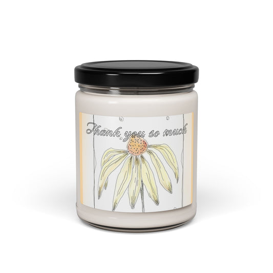 Soy Candle - Thank You So Much Floral Jar (9oz)