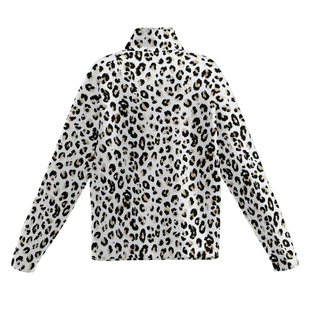 Stand-up Collar Fleece Casual Jacket