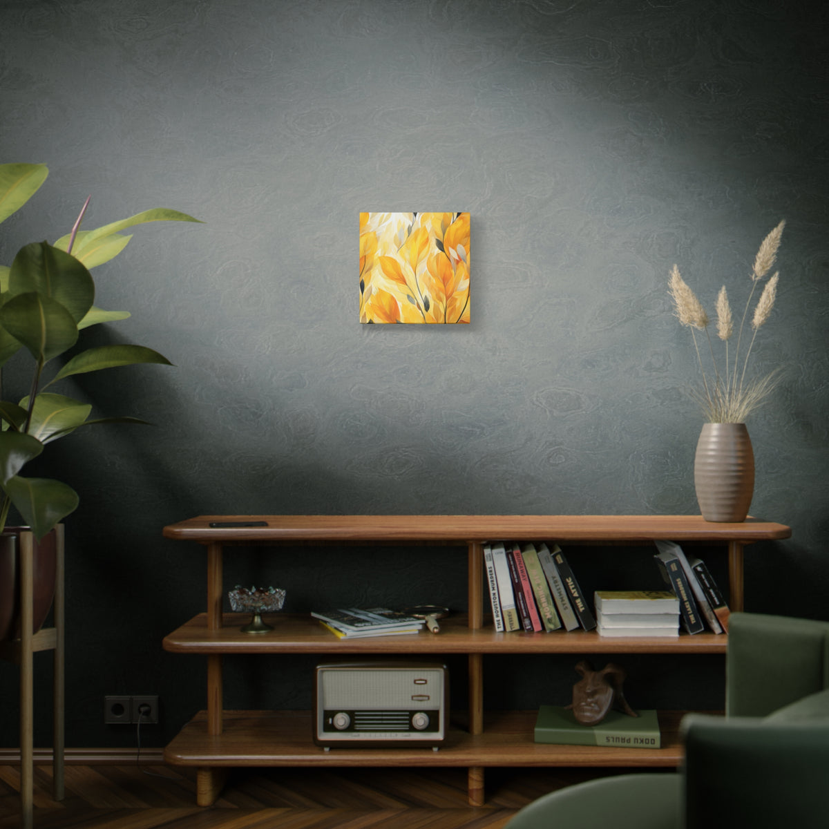 Gorgeous Yellow Matte Canvas Art Print, Stretched, 1.25"