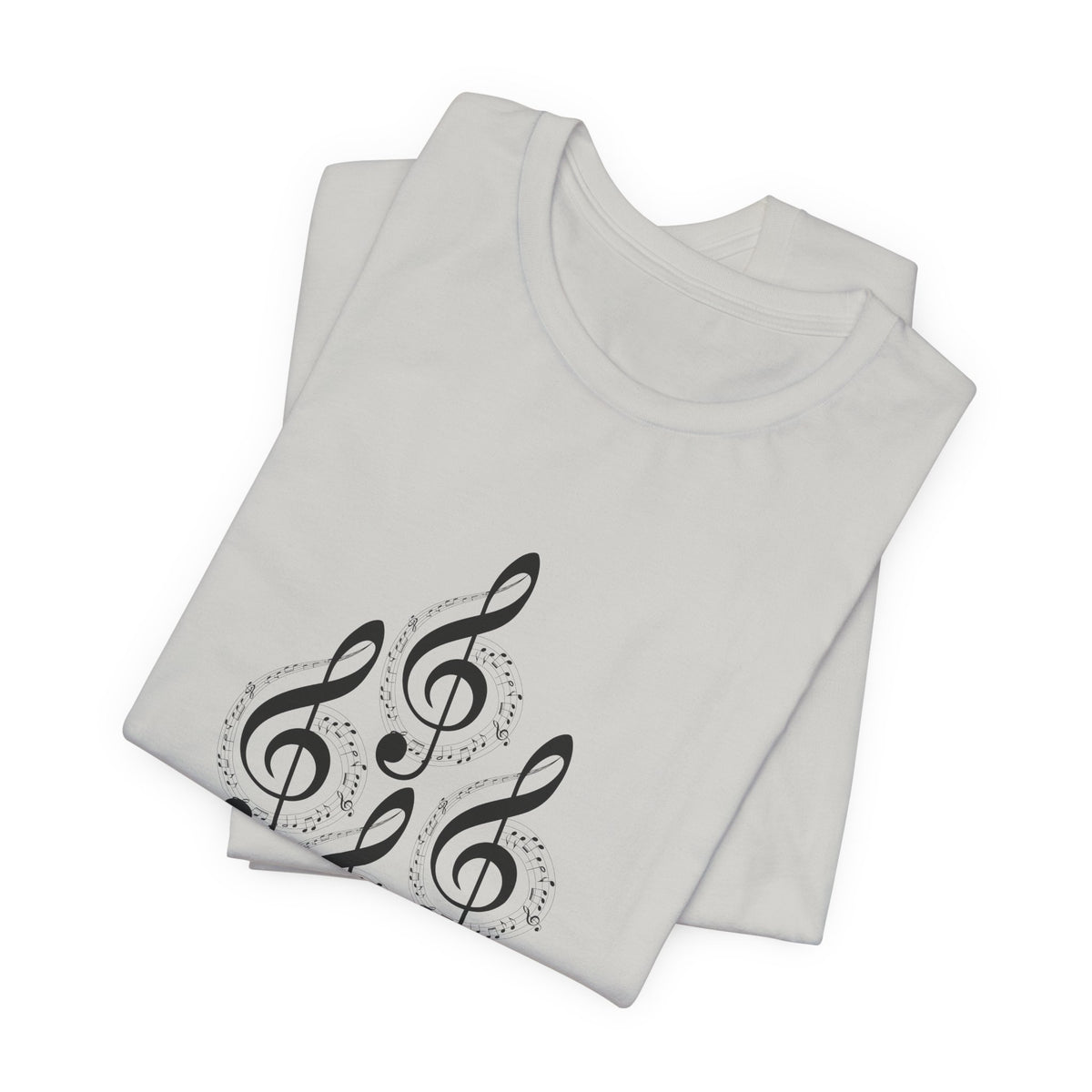 Musical Notes Tee - Perfect for Music Lovers, Casual Wear, Concerts, Festivals, Unique Gift Idea