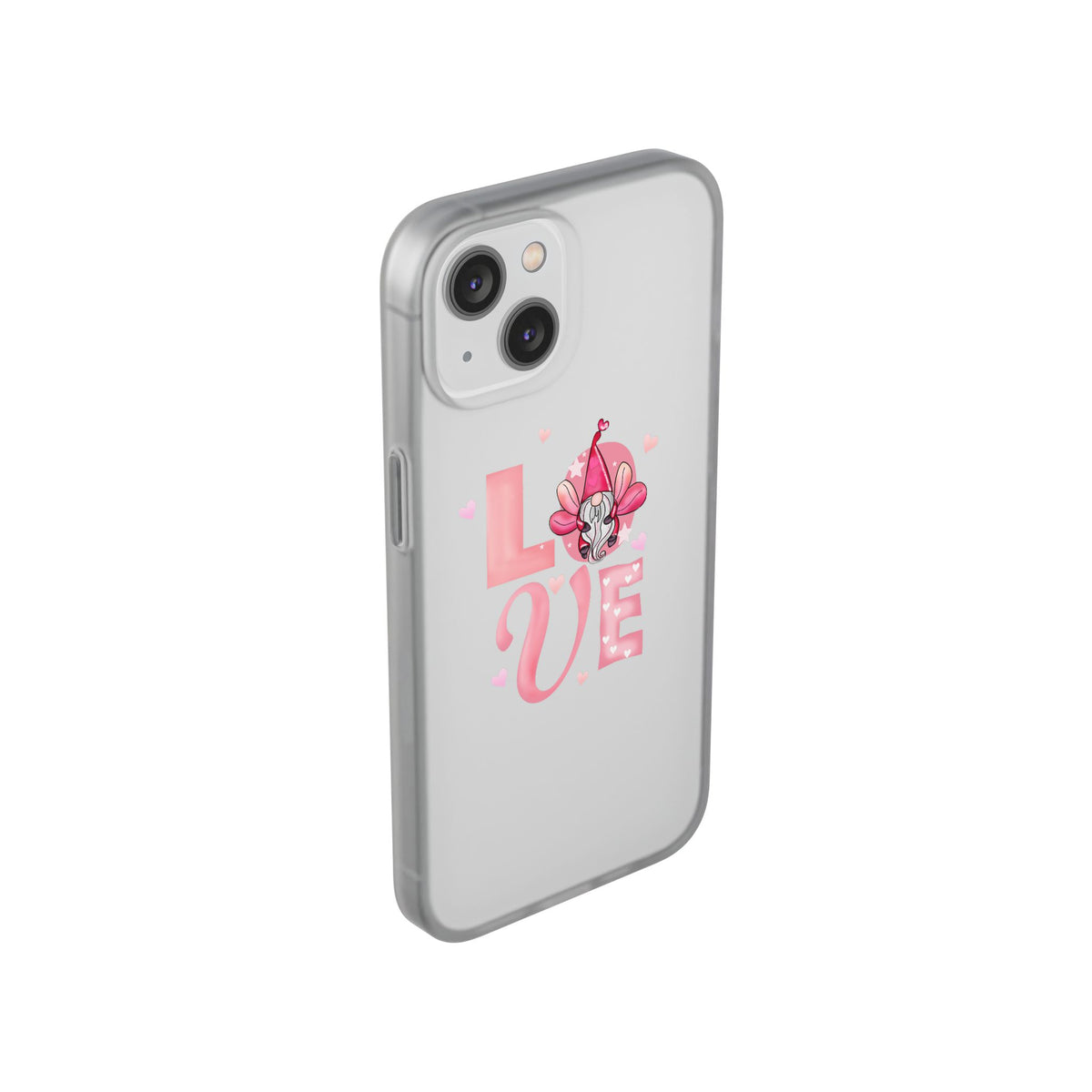 Love Gnome Phone Case — Cute Pink Valentine Flexi Case