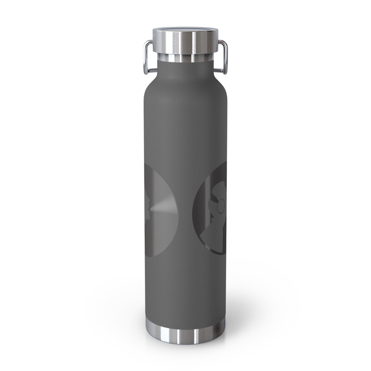 Stylish Copper Insulated Water Bottle for On-the-Go Hydration | Fitness, Travel, Eco-Friendly Gift, Unique Design, 22oz