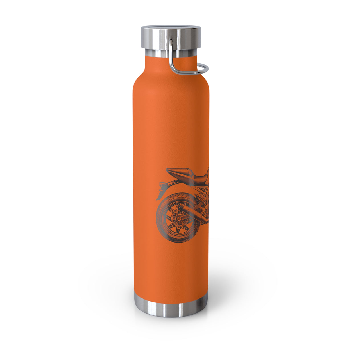 Motorcycle Insulated Water Bottle, Adventure Gift, Biker Mug, Fitness Bottle, Outdoor Hydration