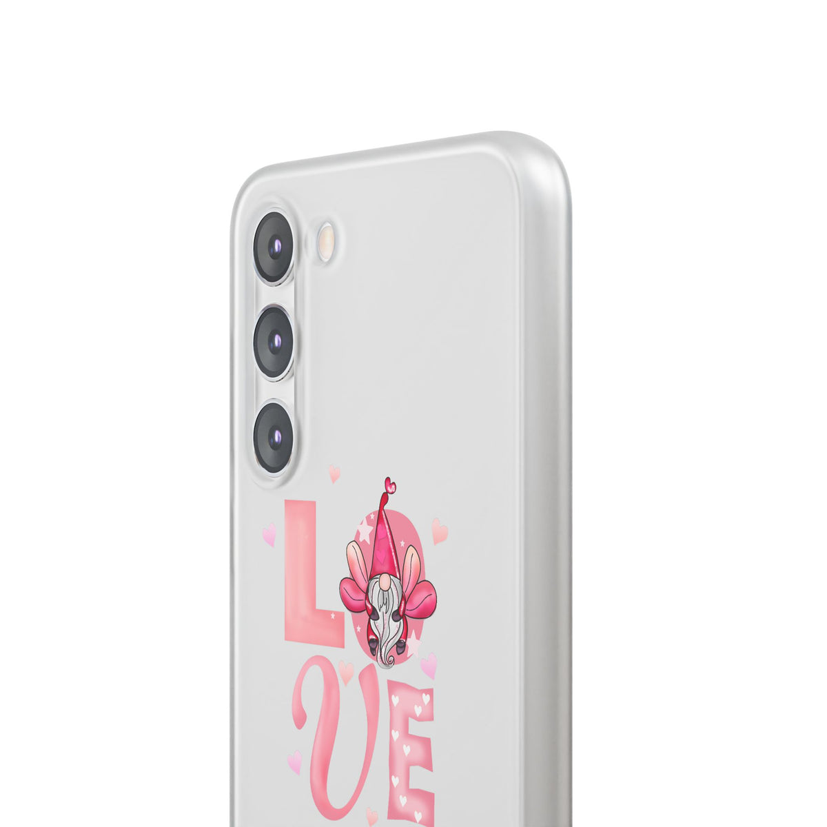 Love Gnome Phone Case — Cute Pink Valentine Flexi Case