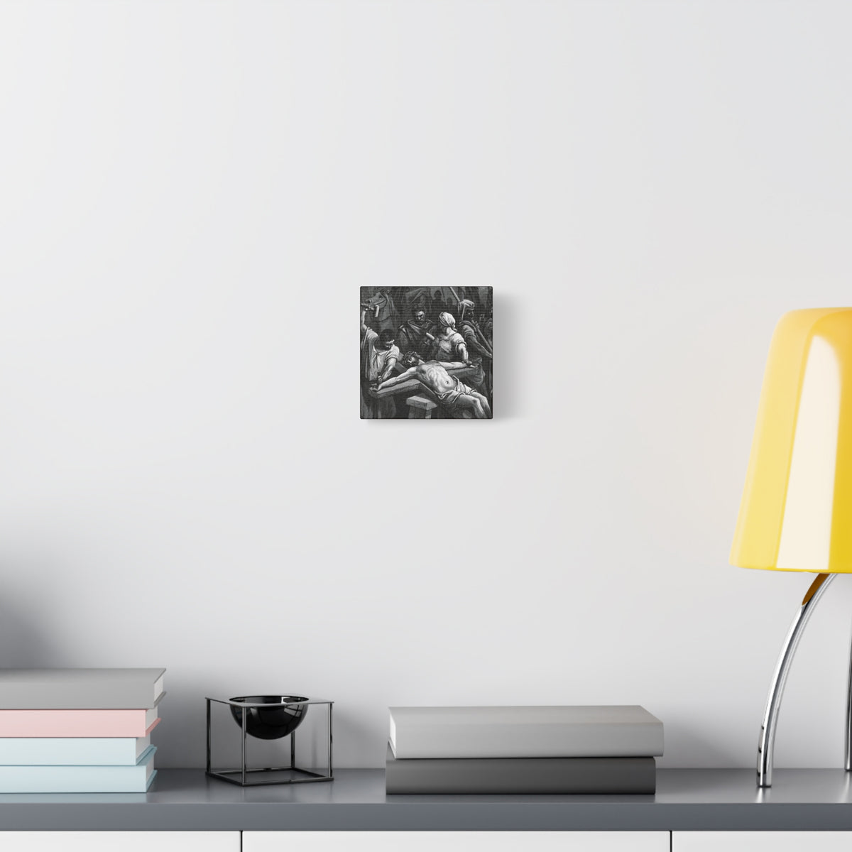 Crucifixion Art Matte Canvas Print – Stretched Religious Wall Decor