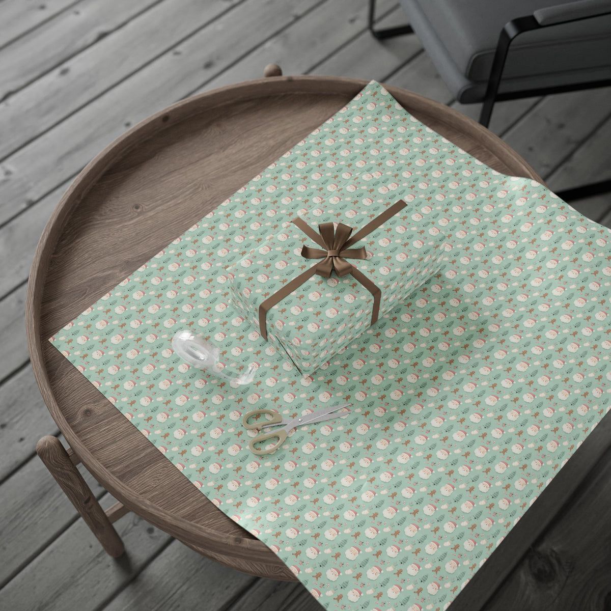 Festive Wrapping Paper, Holiday Gift Wrap, Christmas Wrapping, Eco-Friendly Wrapping, Cute Holiday Designs