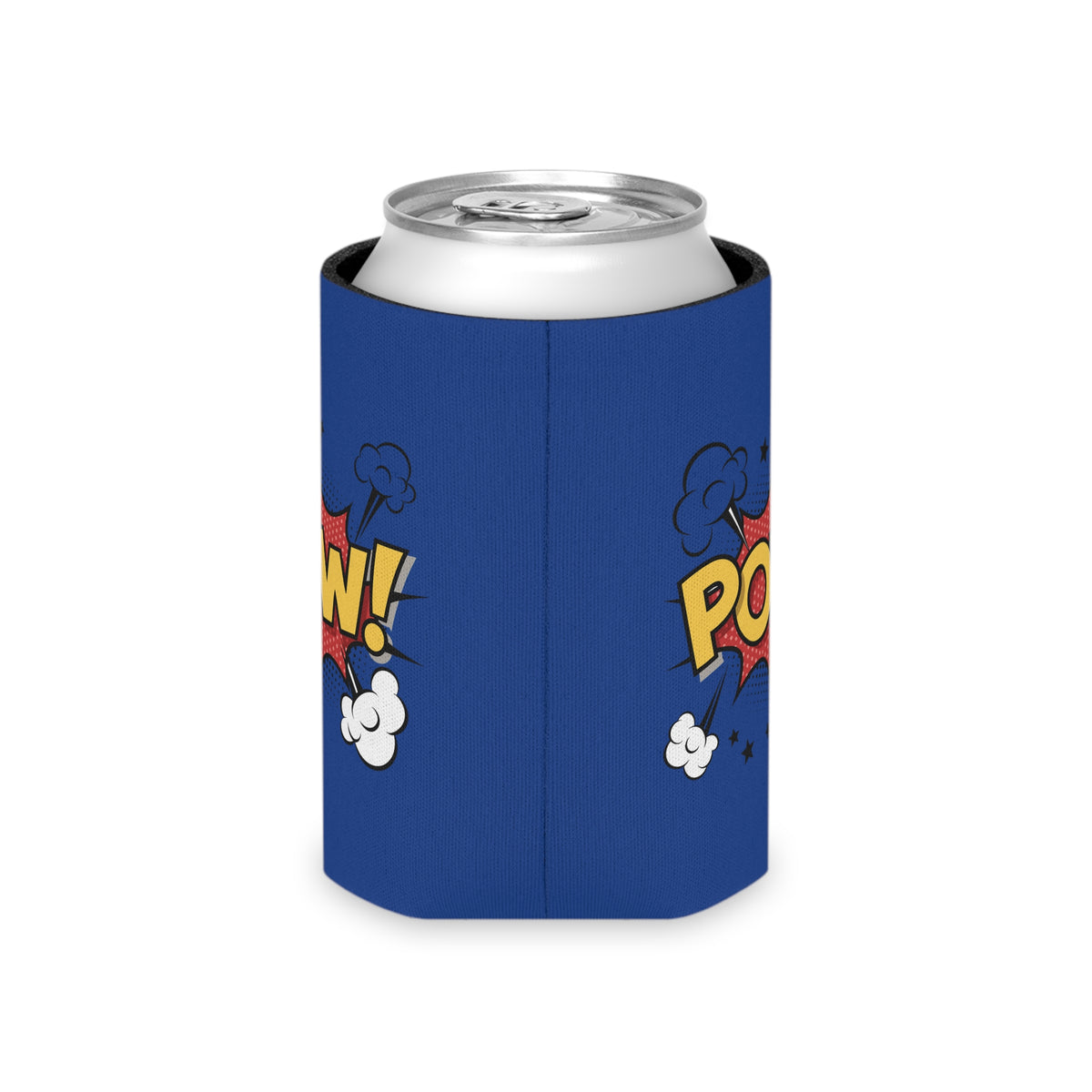 Comic Book Style Beer Can Cooler, Fun Drink Holder, Gift for Gamers, Party Supplies, Summer BBQ Accessory