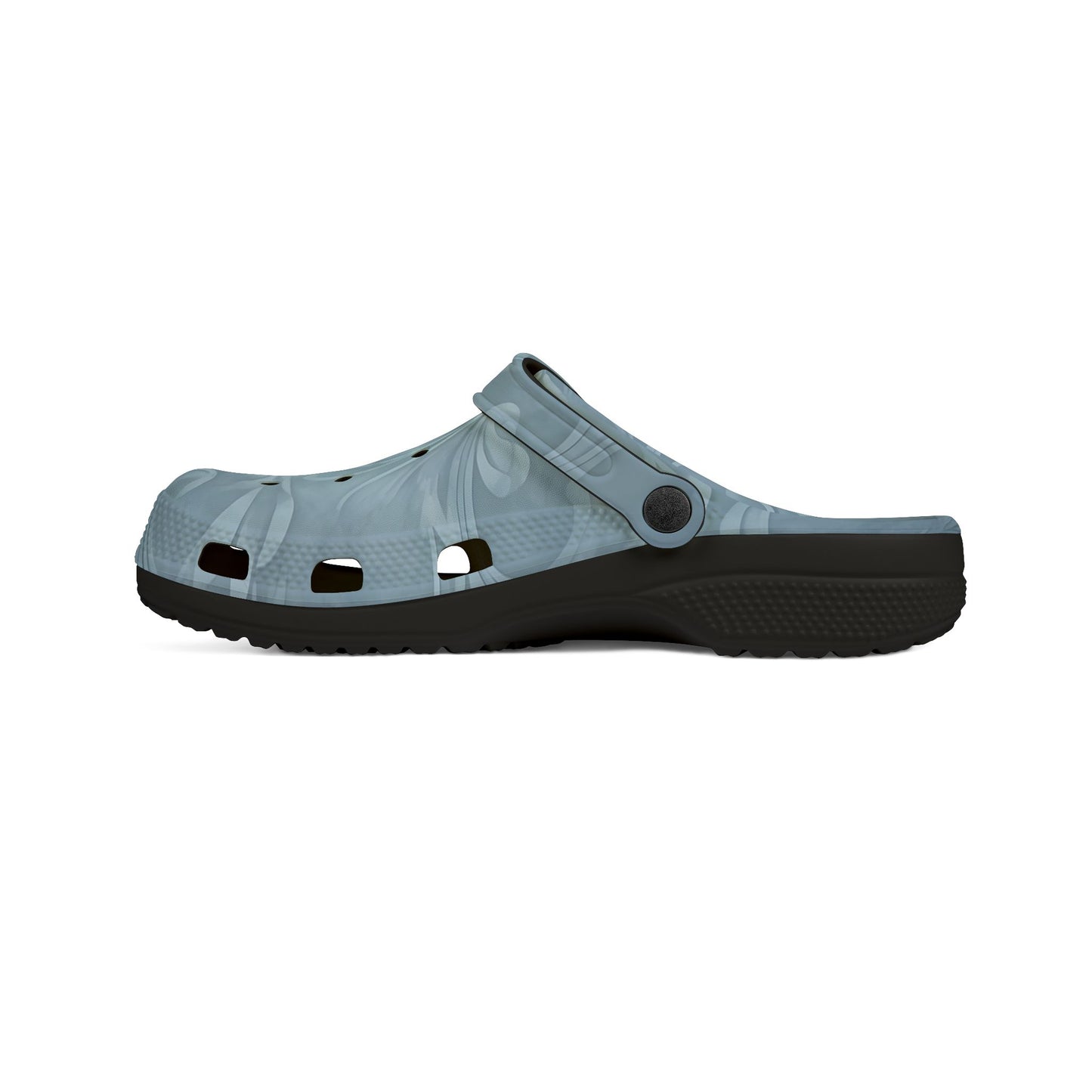 Blue Swirl EVA Foam Clogs — Comfortable Water-Friendly Slip-On Shoes