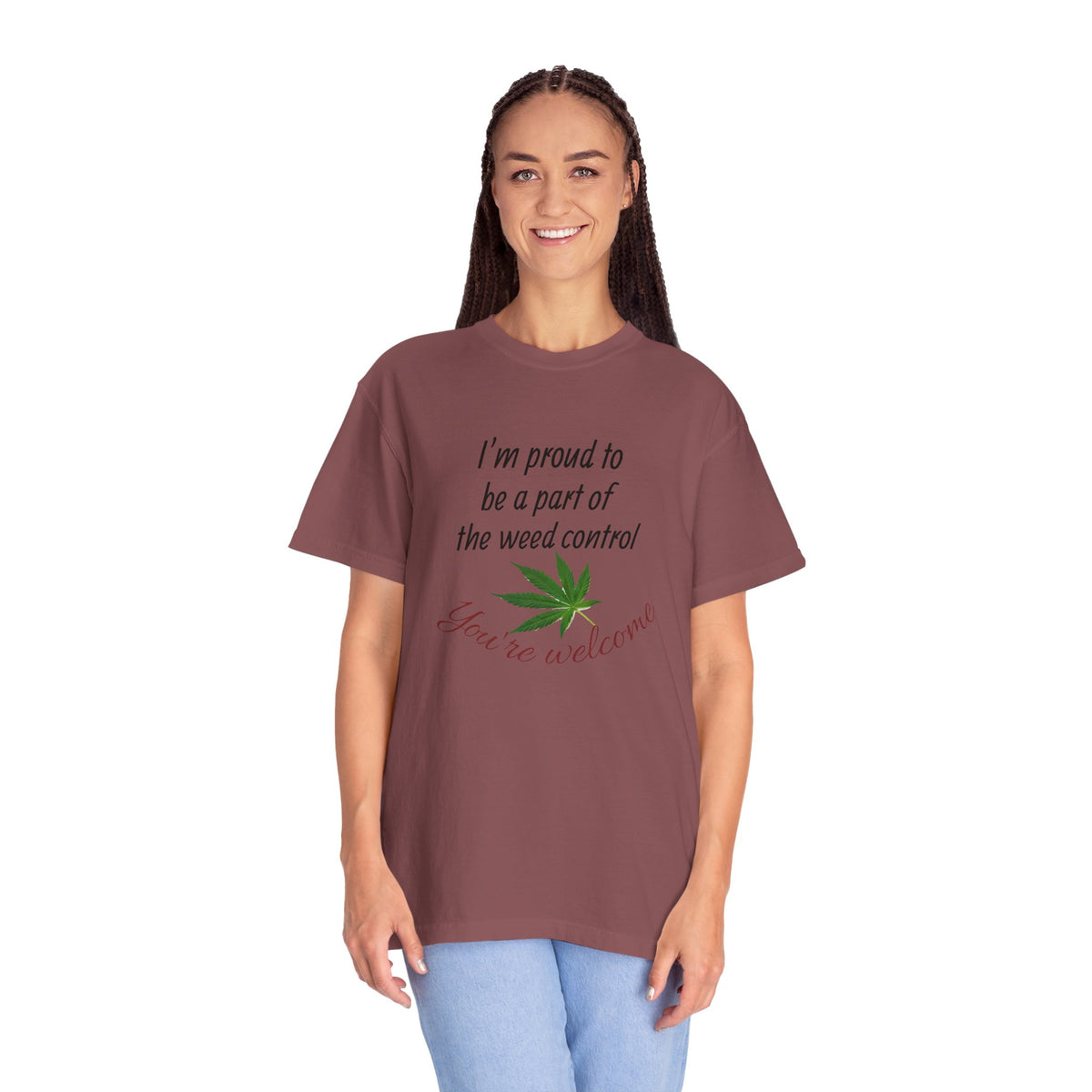 Proud Weed Control Unisex T-shirt, Cannabis Enthusiast Gift, Stoner Humor Tee, Eco-Friendly Apparel, Perfect for 420 Celebrations