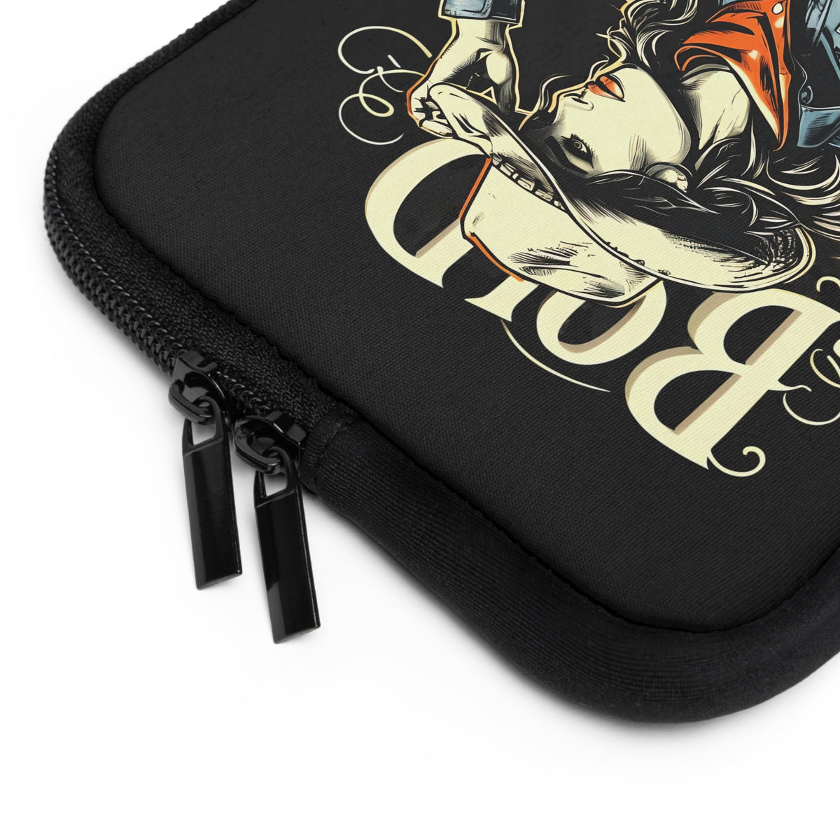 Bold & Fearless Laptop Sleeve - Western Decor, Cowgirl Gift, Tech Organizer, Stylish Sleeve, Unique Laptop Case
