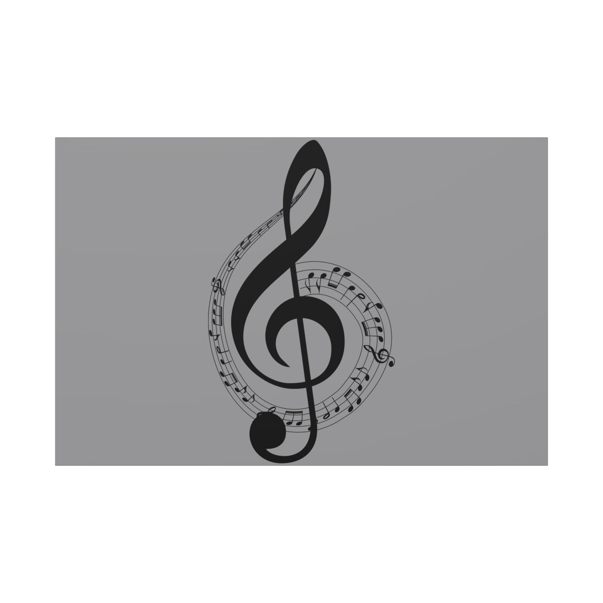 Musical Notes Canvas Print, Wall Art for Musicians, Music Lovers, Home Decor, Gift for Music Teacher, Birthday, Housewarming