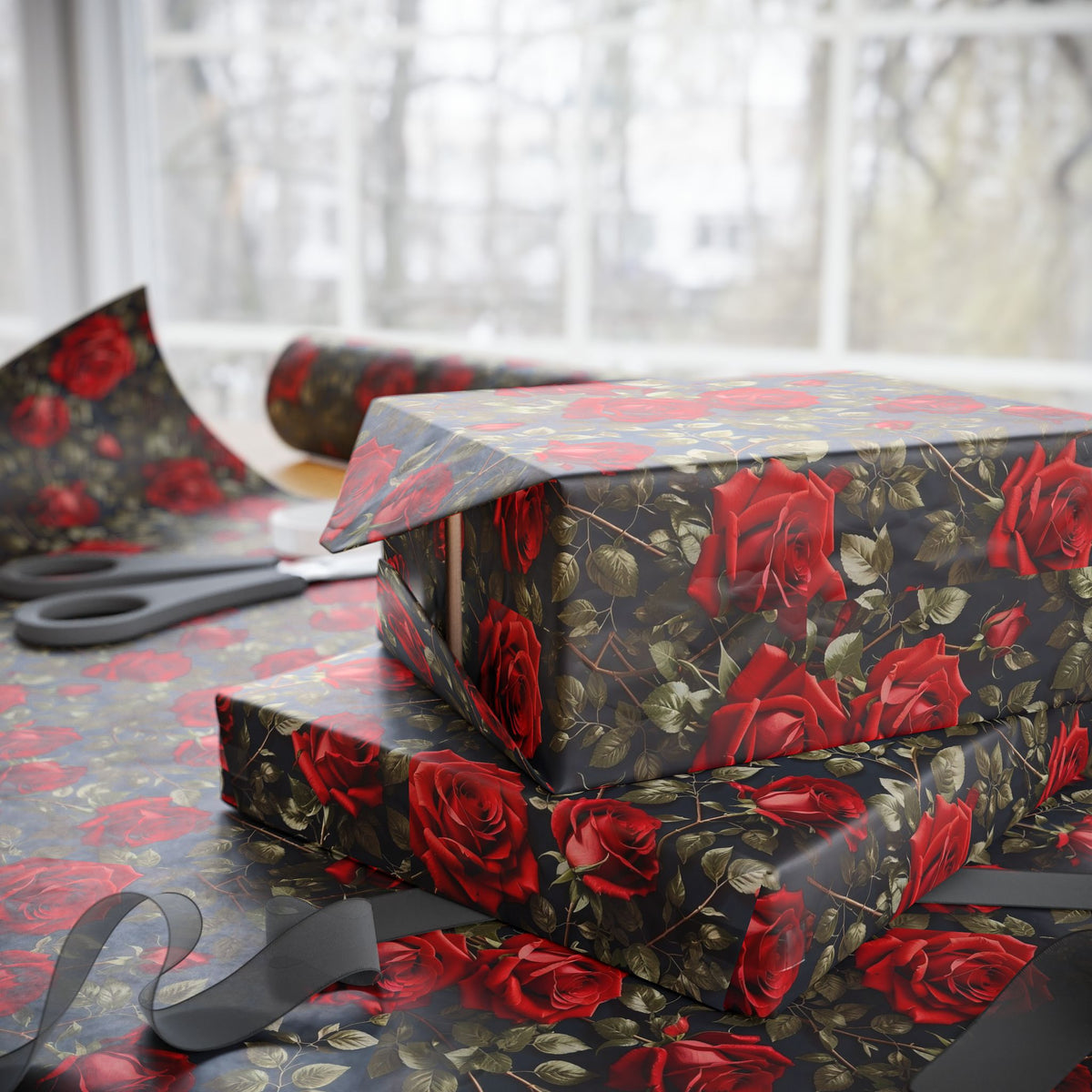 Elegant Floral Wrapping Papers - Premium Gift Wrap for Birthday, Wedding, Christmas, Holidays, Special Occasions