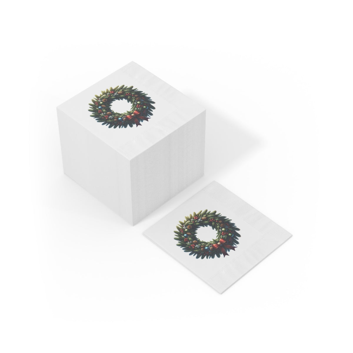 White Coined Napkins