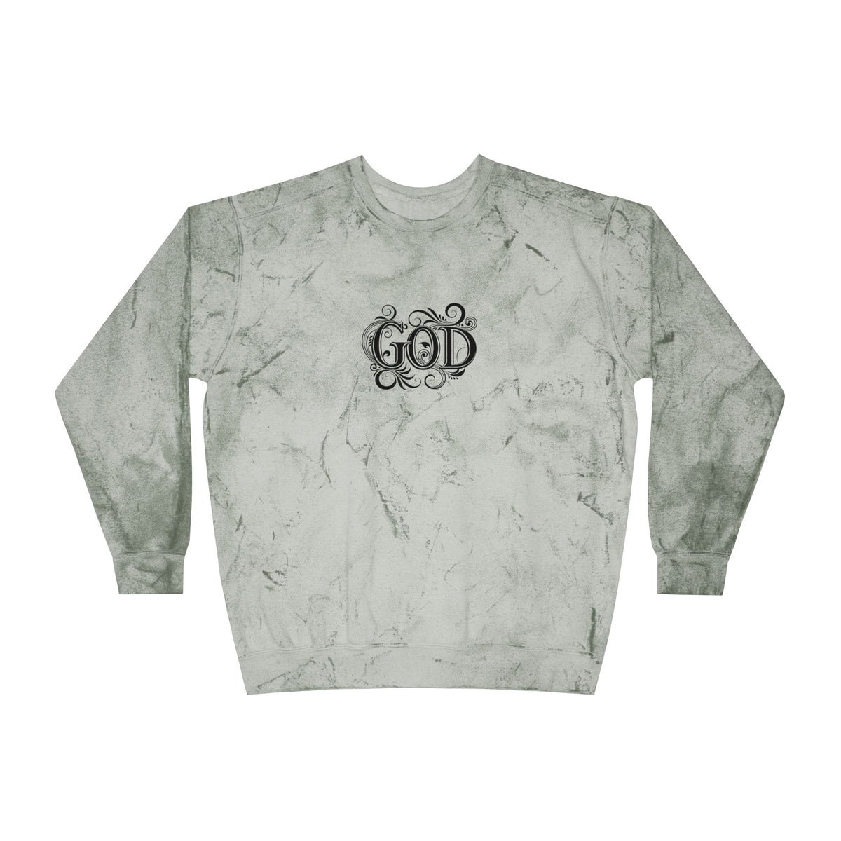 Colorful Inspirational Crewneck Sweatshirt, Unisex Sweatshirt, God Sweatshirt, Casual Wear, Color Blast, Birthday Gift, Spiritual Gift