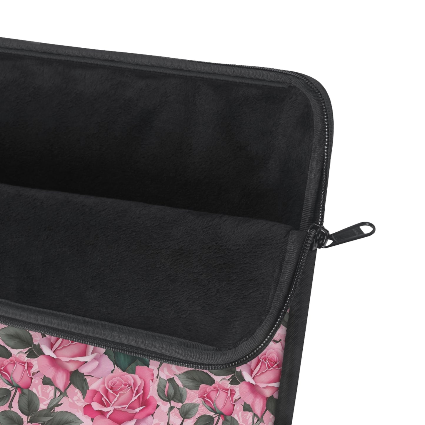 Floral Laptop Sleeve - Elegant Rose Design, Computer Case, Gifts for Her, Stylish Office Accessory, Mother's Day