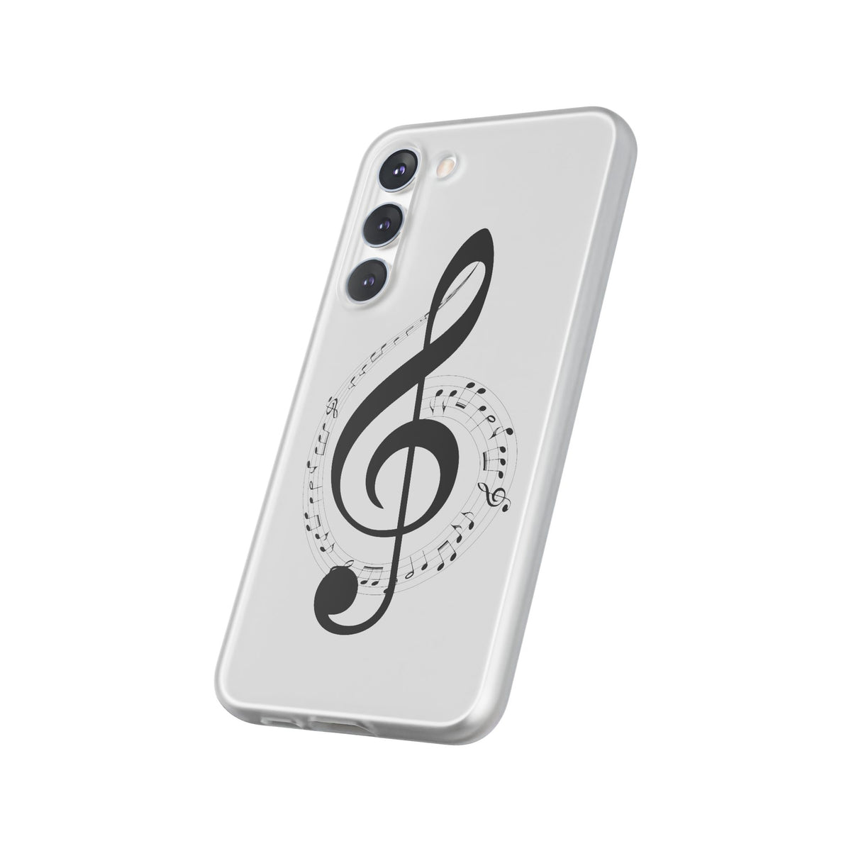 Phone Case — Musical Treble Clef Design