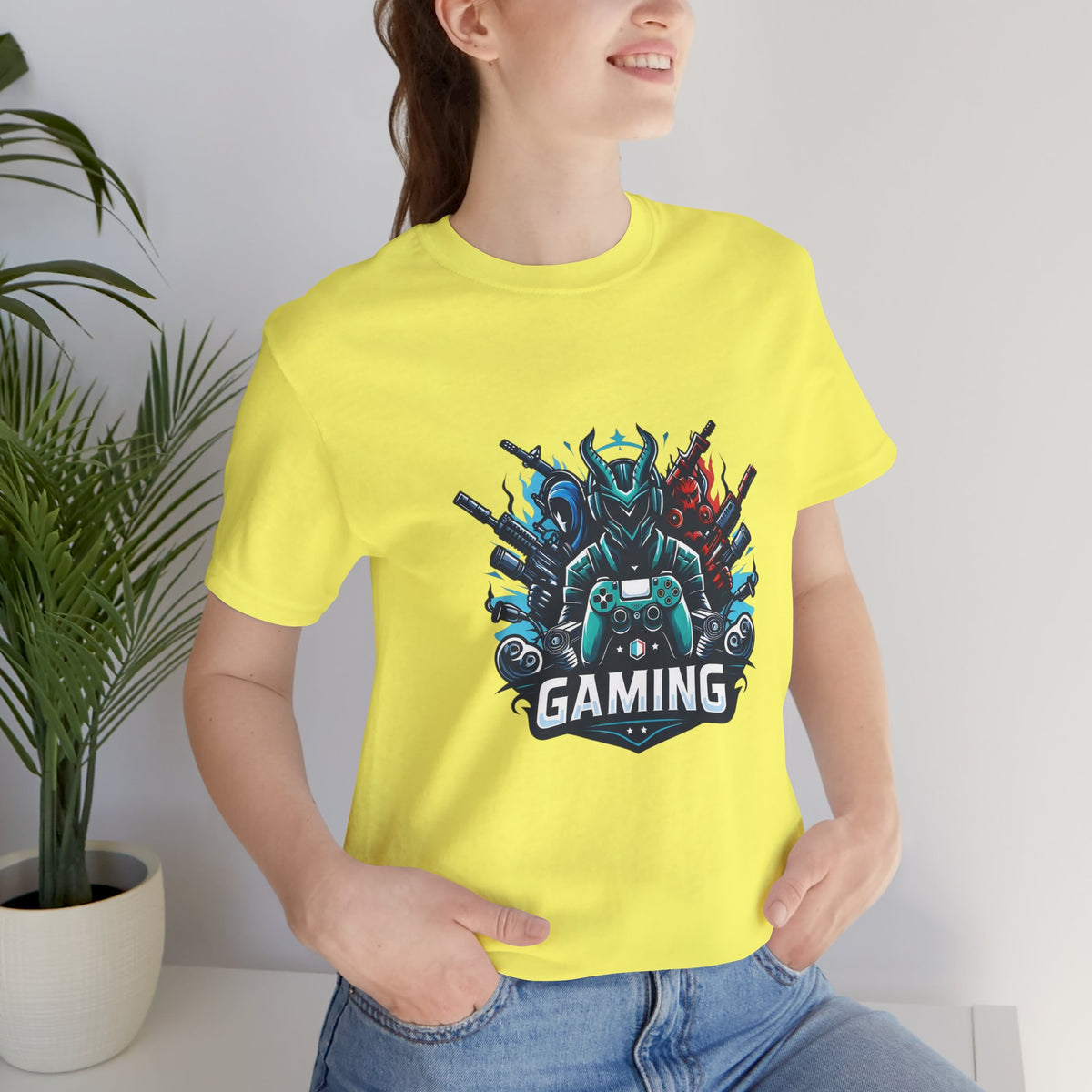 Gaming Controller Emblem Tee — Esports Gamer Graphic T-Shirt