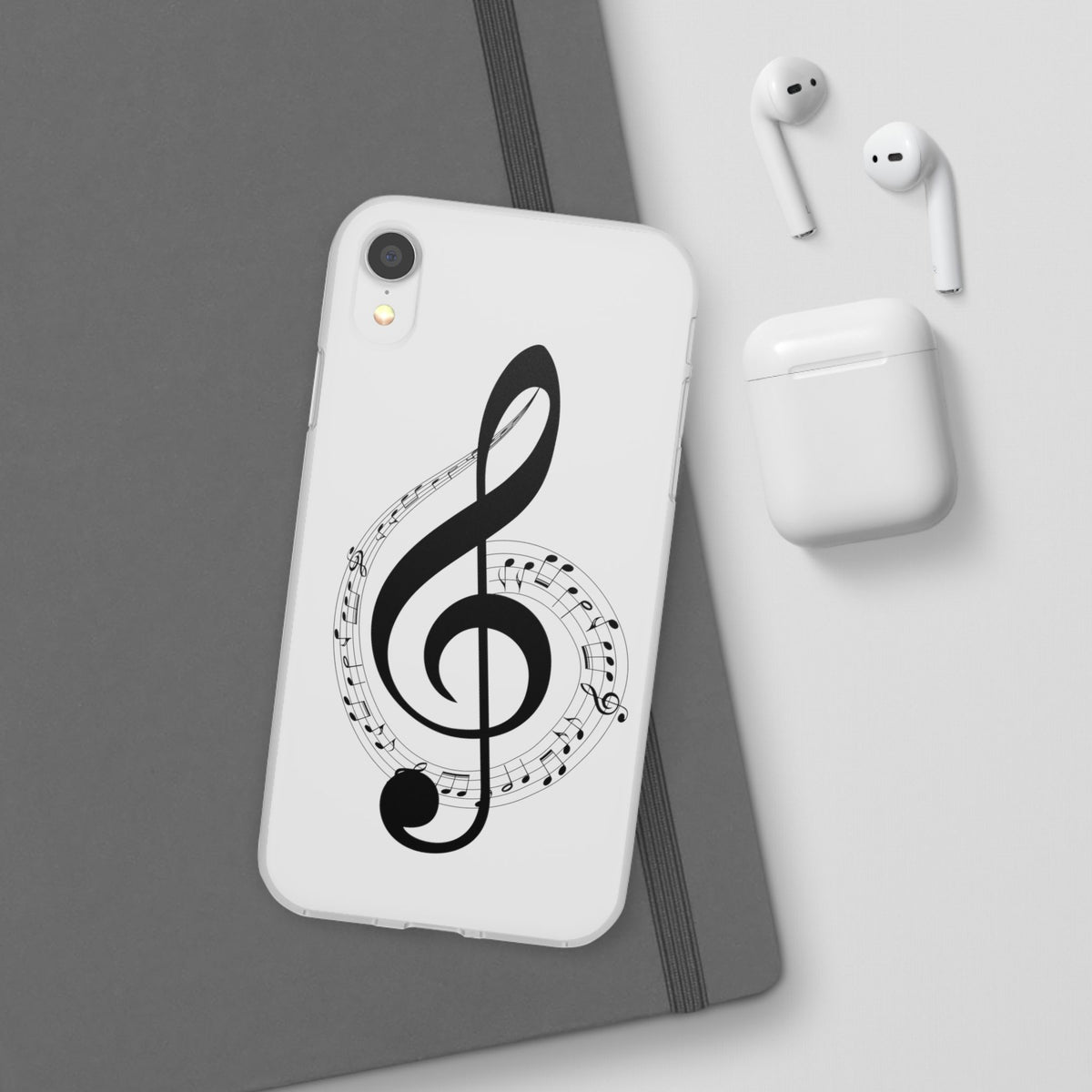 Phone Case — Musical Treble Clef Design
