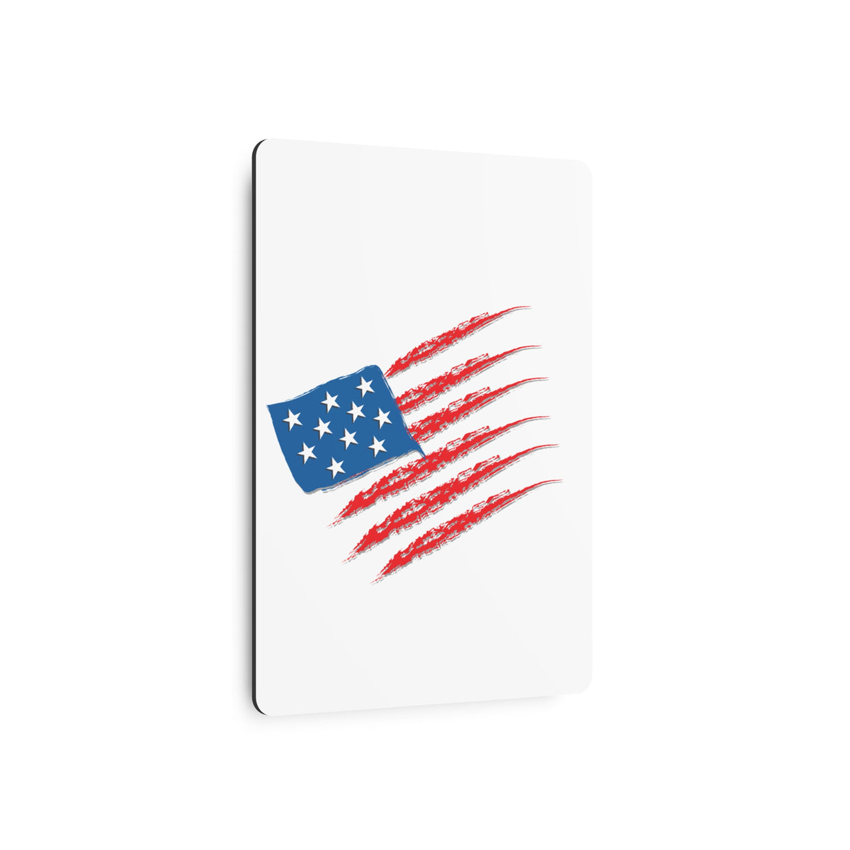 Patriotic Metal Art Sign, Rustic Decor for Home, Wall Art for Independence Day, Memorial Day, Veteran's Day, Gifts for Patriots