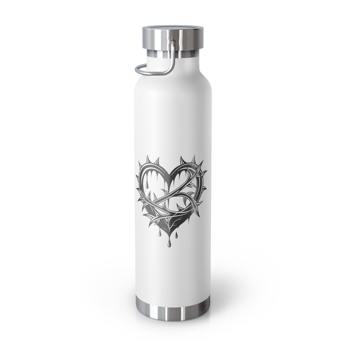 Stylish Insulated Water Bottle, Travel Flask, Gift for Him/Her, Fitness Bottle, Eco-Friendly Drinkware, 22oz Copper Design