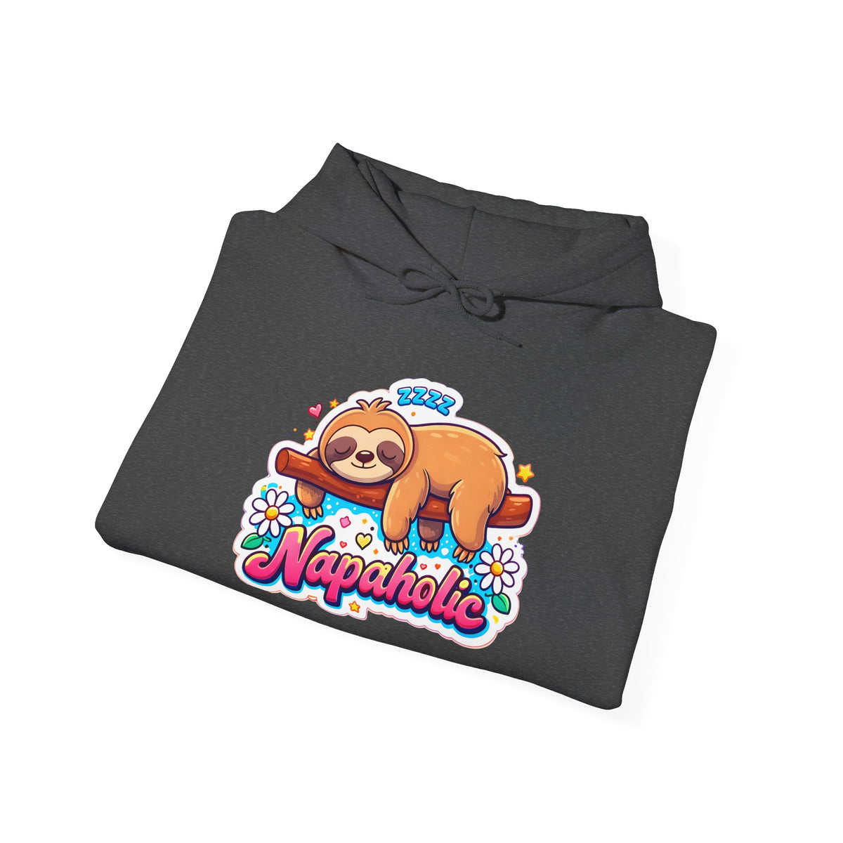 Napaholic Sloth Hoodie — Cute Sleepy Sloth Graphic Sweatshirt