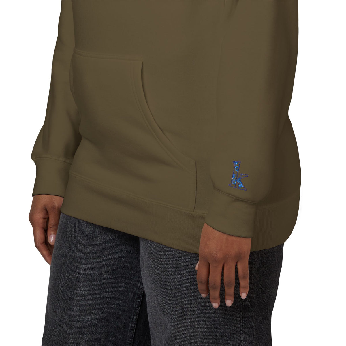 Cozy Floral Monogram Fleece Hoodie for Unisex - Perfect Gift for Birthdays, Valentine’s Day, Casual Wear, Adventure