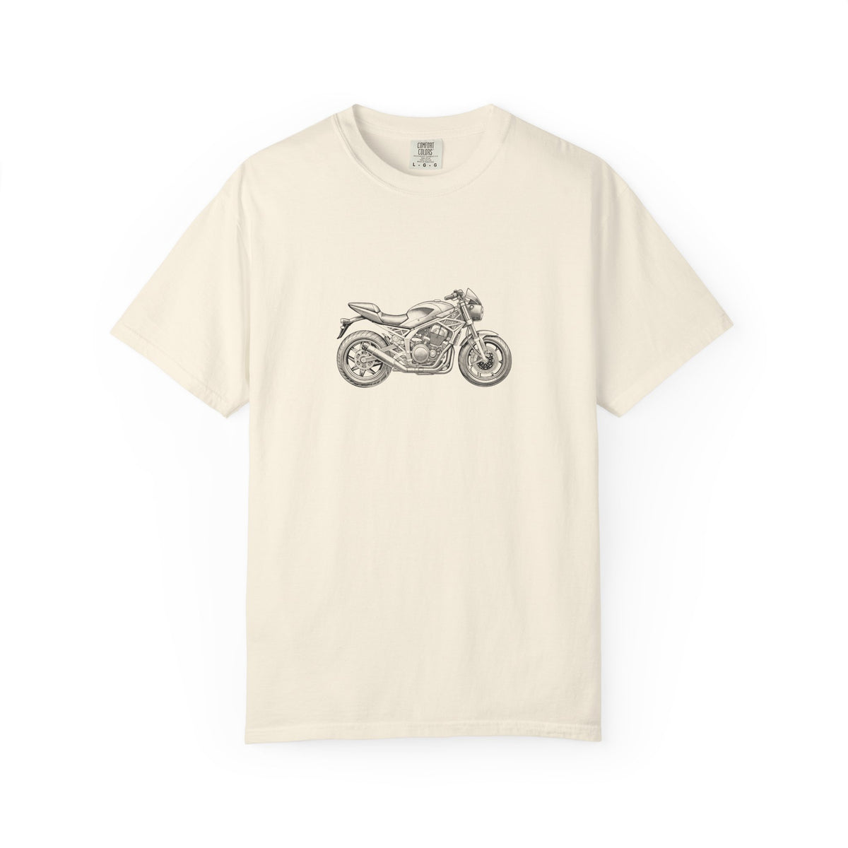 Motorcycle Vibes Unisex Garment-Dyed T-Shirt, Biker Tee for Motorcycle Enthusiasts, Gift for Riders, Casual Wear, Adventure Apparel