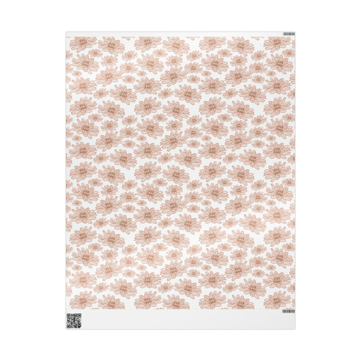 Elegant Floral Wrapping Paper, Gift Wrap for Birthdays, Weddings, Anniversaries, Holidays, Eco-Friendly Gift Wrap