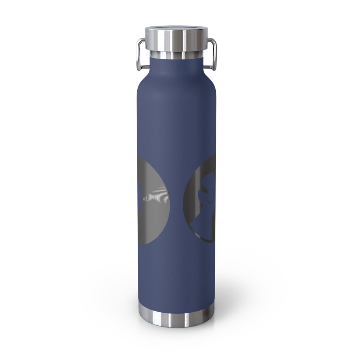 Stylish Copper Insulated Water Bottle for On-the-Go Hydration | Fitness, Travel, Eco-Friendly Gift, Unique Design, 22oz